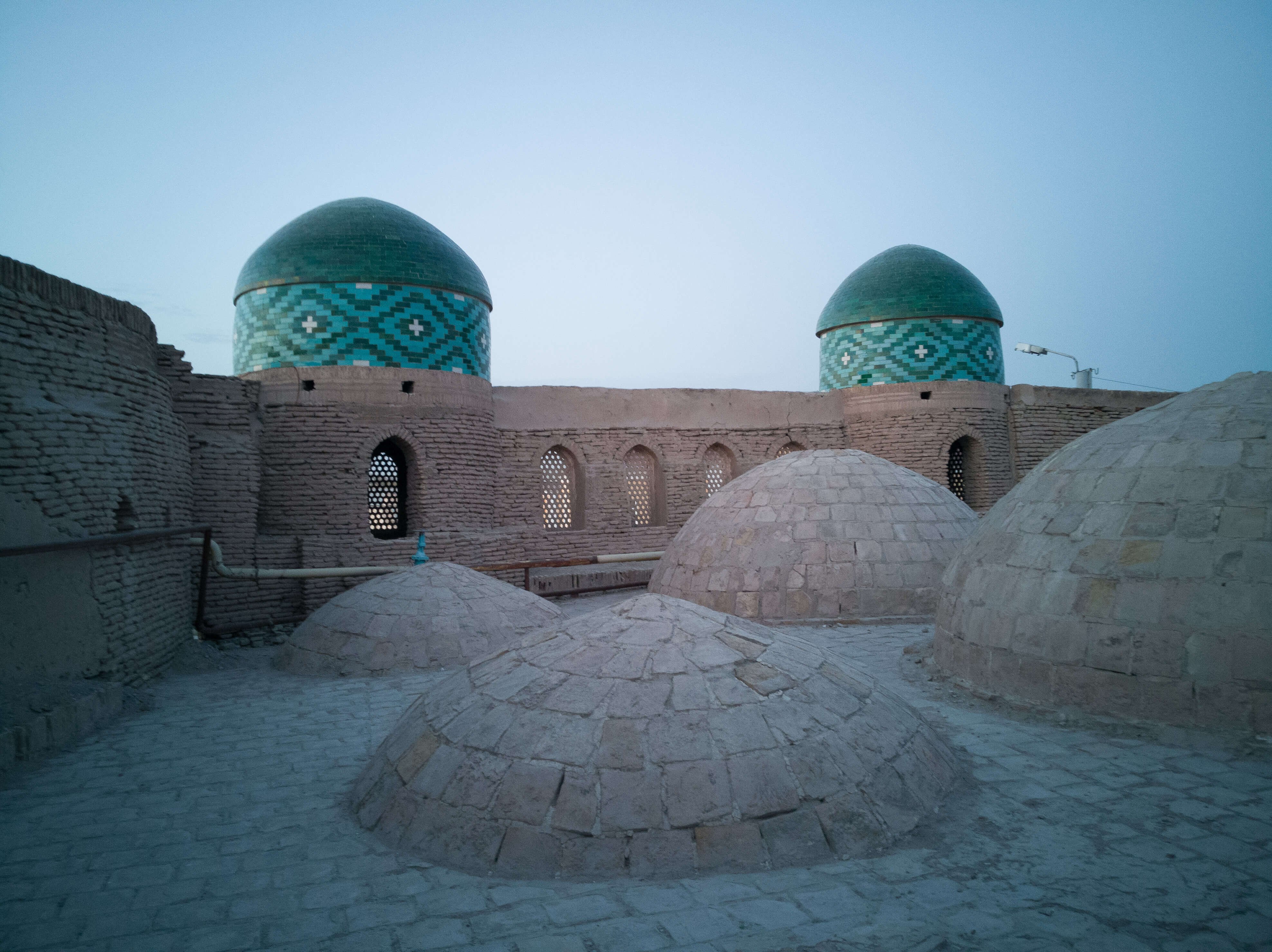 The city walls at Khiva