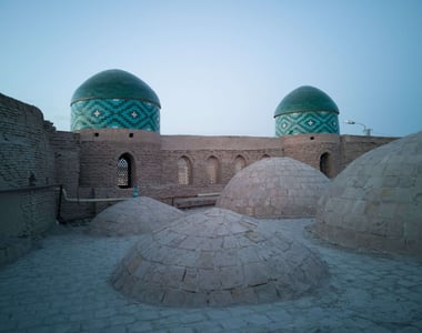 The city walls at Khiva