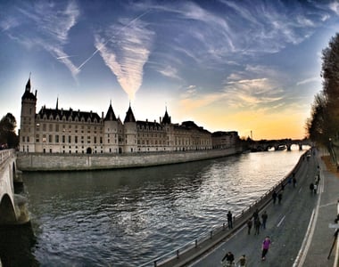 The Île de la Cité in autumn