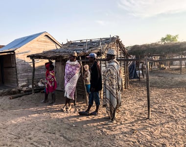 A village in South Madagascar