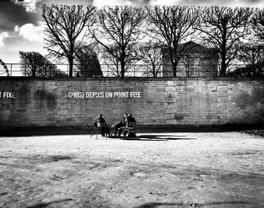 Tuileries Gardens in late winter