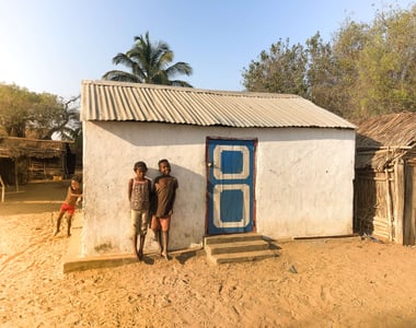 Village children in Madagascar