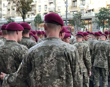 Soldiers in Kiev