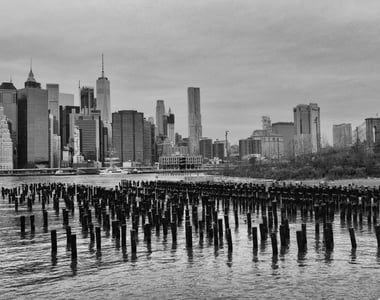 Manhattan skyline from Brooklyn