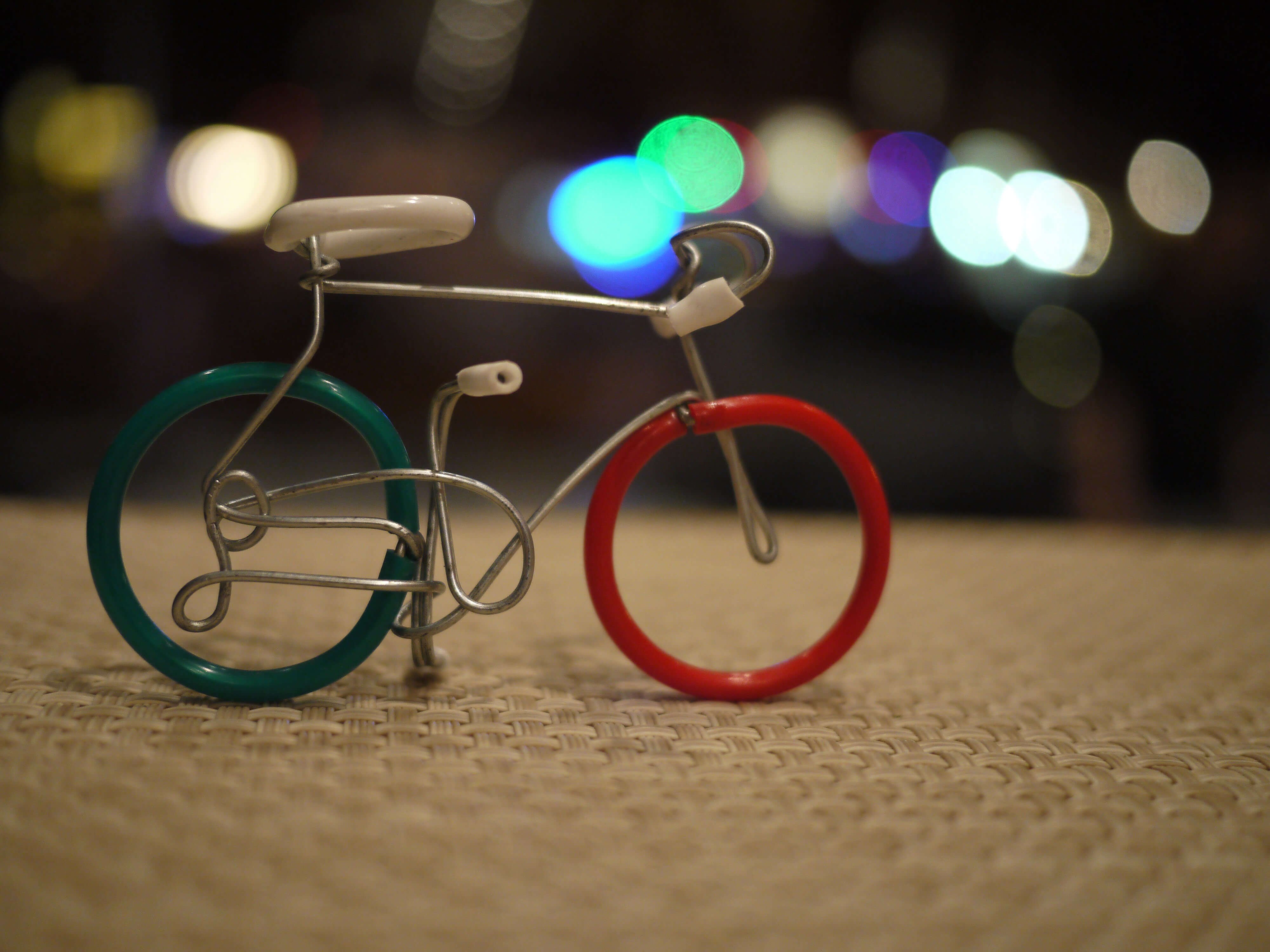 Bicycle made of wire