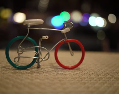 Bicycle made of wire