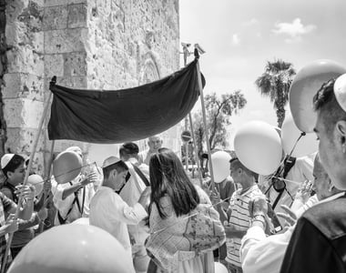 A bar-mitzvah at Zion Gate