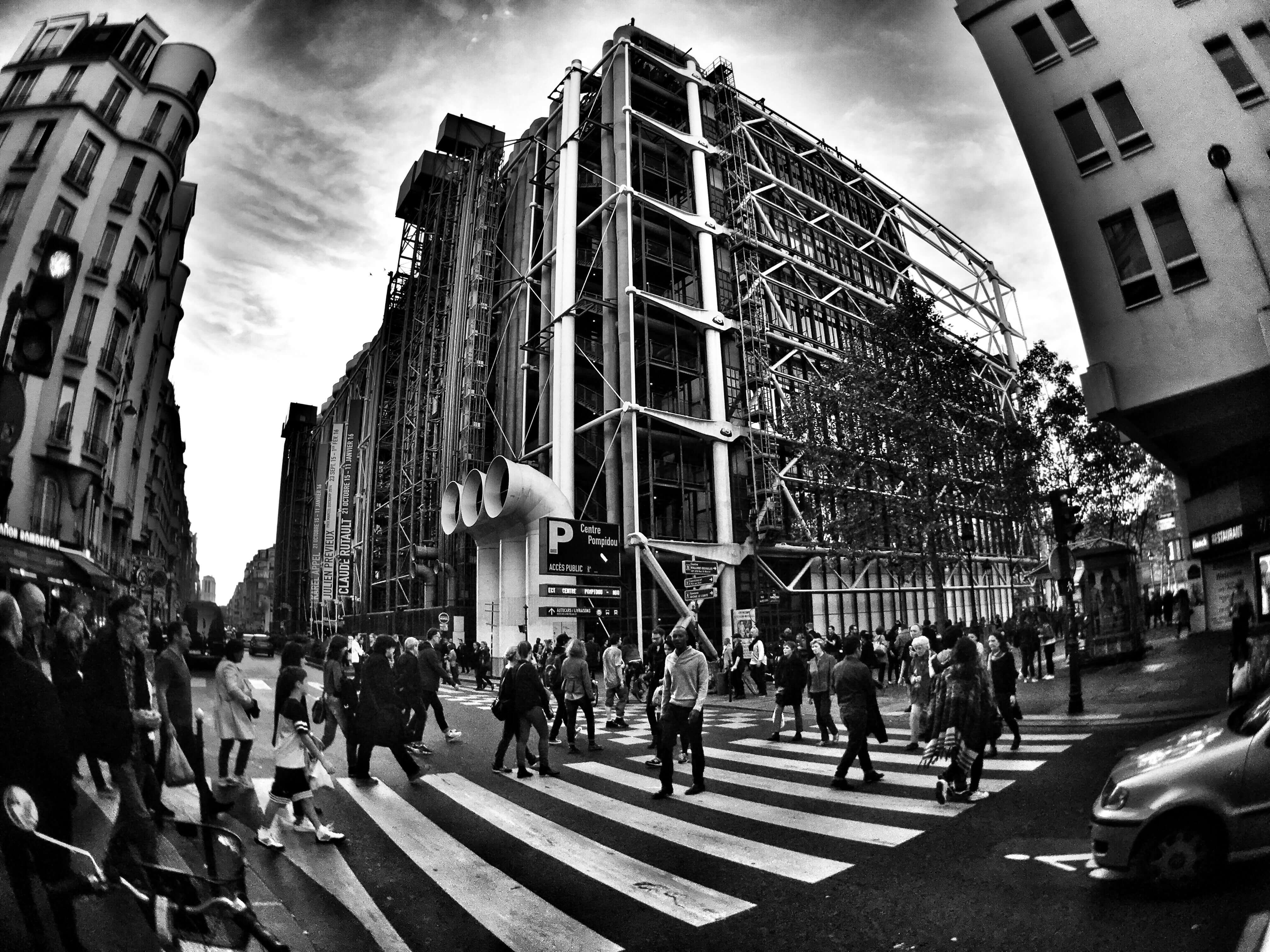 The Pompidou Centre in autumn